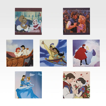 Disney Princess Ichiban Kuji Enchanted Glow H Prize mini canvas board collection