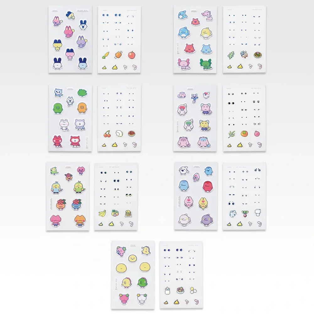 Tamagotchi Paradise Ichiban Kuji - I Prize: Breed & deco stickers