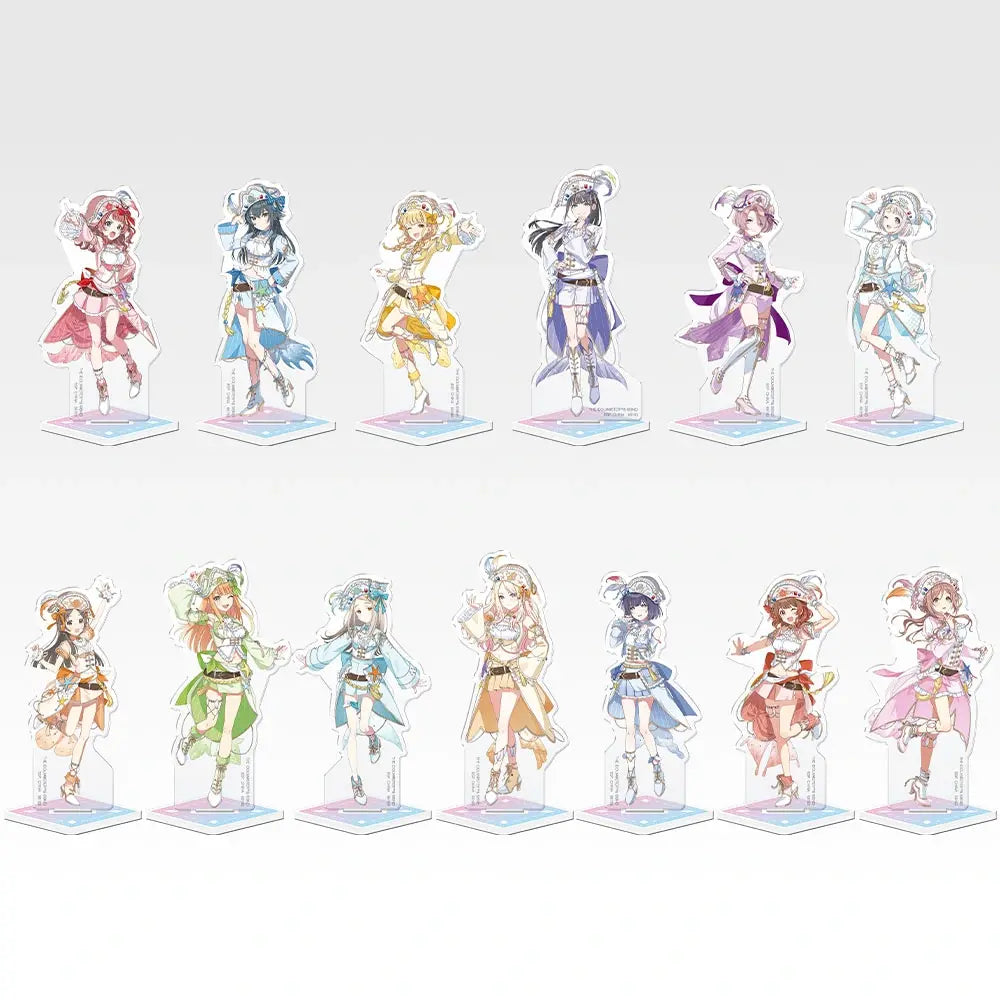 Gakuen Idolmaster Ichiban Kuji Part6 rubber charm and acrylic stand prizes