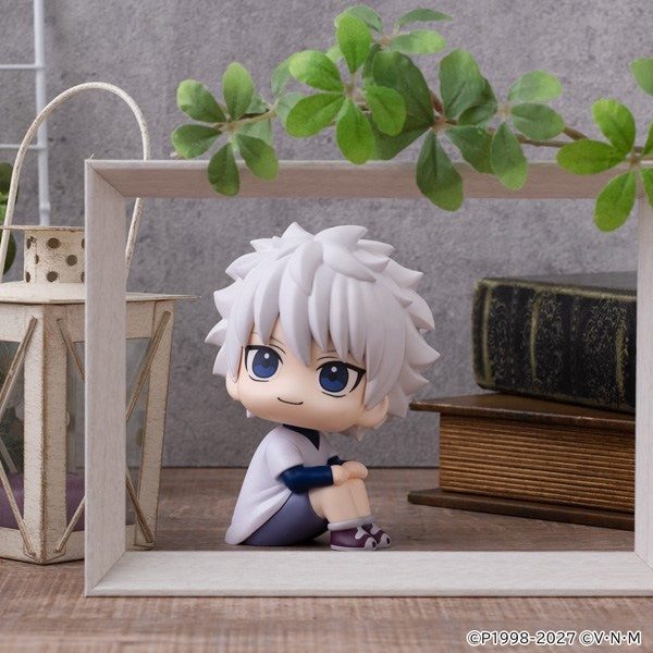 Killua Zoldyck Rukacup figure, alternate front angle