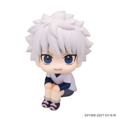 Killua Zoldyck Rukacup figure, side profile view
